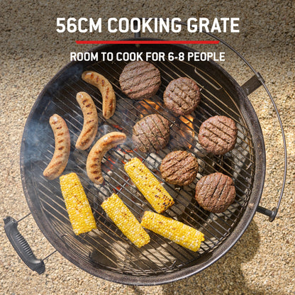 NEW 2026 Model Weber Master-Touch GBS C-5755 Charcoal Kettle BBQ in Smoke Grey, 57cm