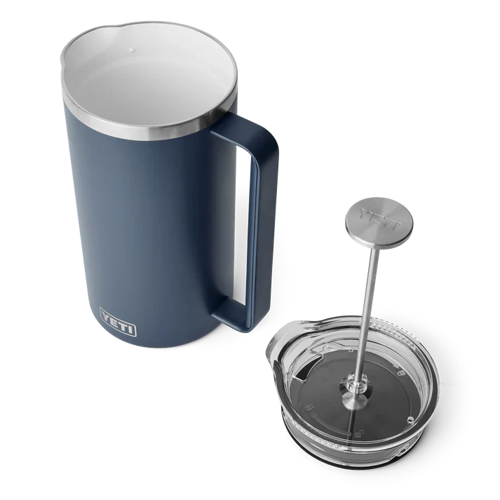 Yeti French Press With Lid - Navy