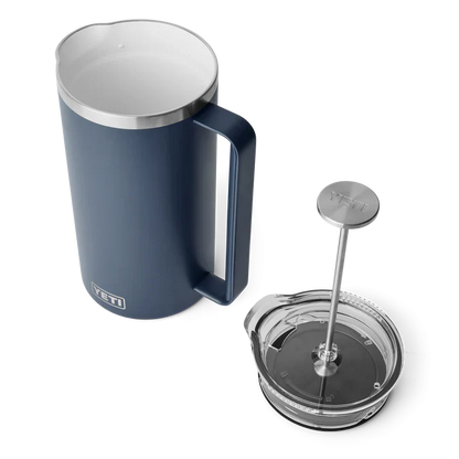 Yeti French Press With Lid - Navy