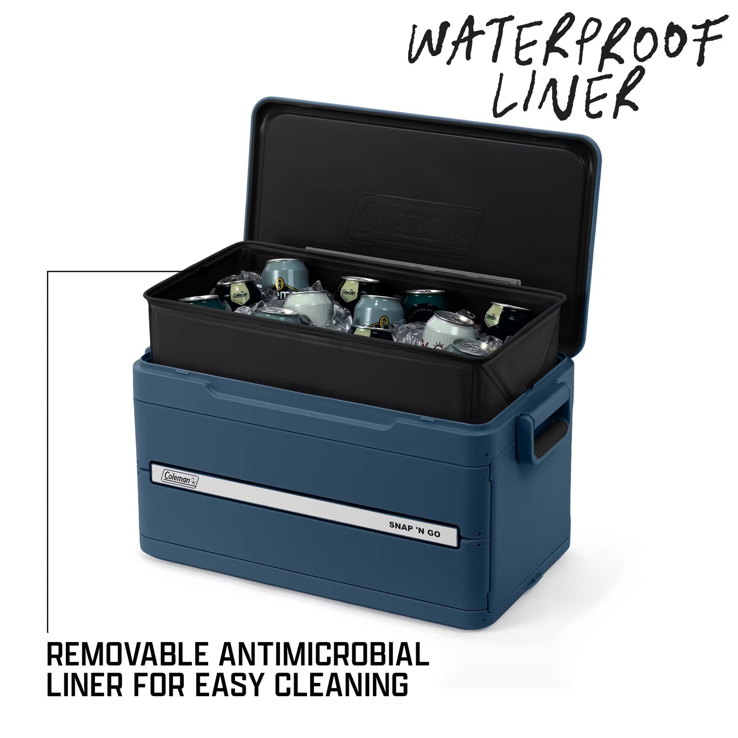 Coleman 35qt Snap N Go Cool Box - Blue Sapphire