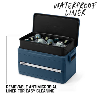 Coleman 35qt Snap N Go Cool Box - Blue Sapphire