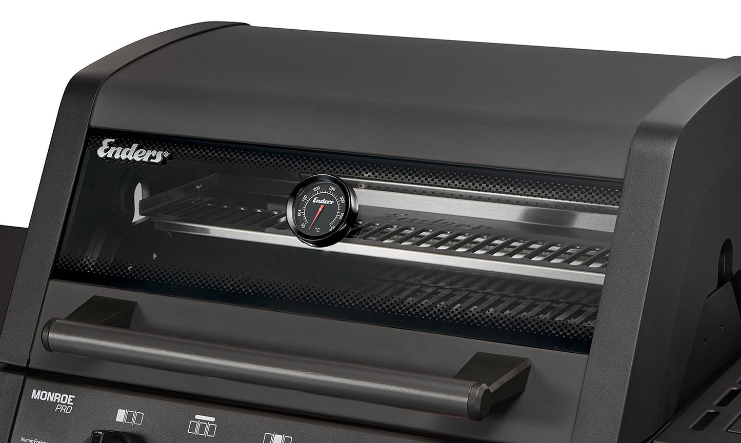 Enders Monroe Pro 3 SIK Turbo Shadow 3 Burner Gas BBQ