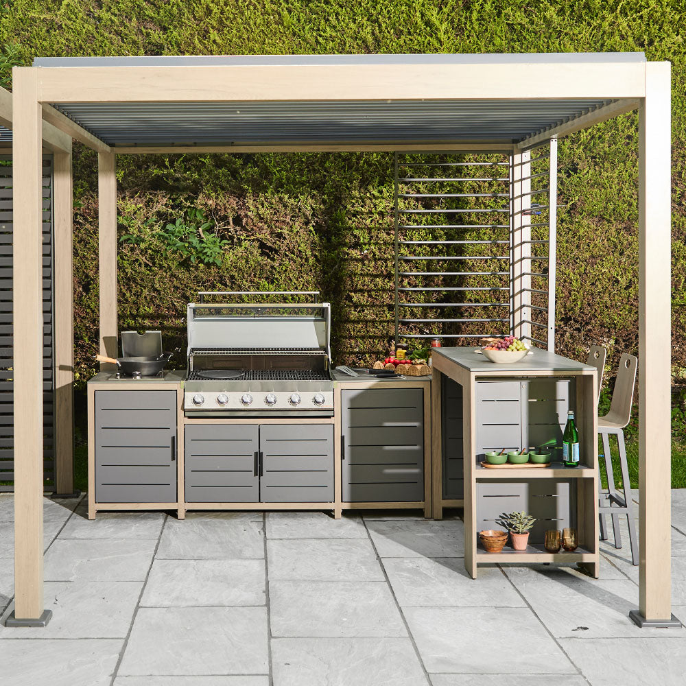 Grillstream Sanctuary Birch 4 Burner Deluxe Outdoor Kitchen