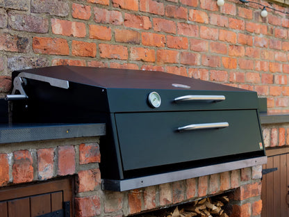 Flamery Large Asado Argentinian BBQ with Full Grill + Firebox