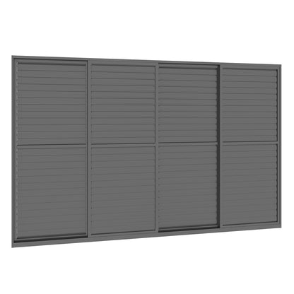 Sanctuary 4m Sliding Walls with Movable Louvres
