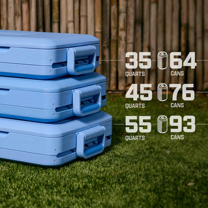 Coleman 55qt Snap N Go Cool Box - Blue Sapphire