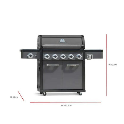 Grillstream Legacy 5 Burner Hybrid Gas BBQ
