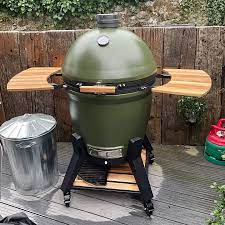 Trolley with Acacia Shelves for V2 Max Kama Gear Kamado