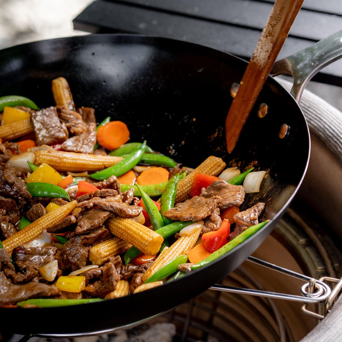 Karbon Steel Wok by Kamado Joe