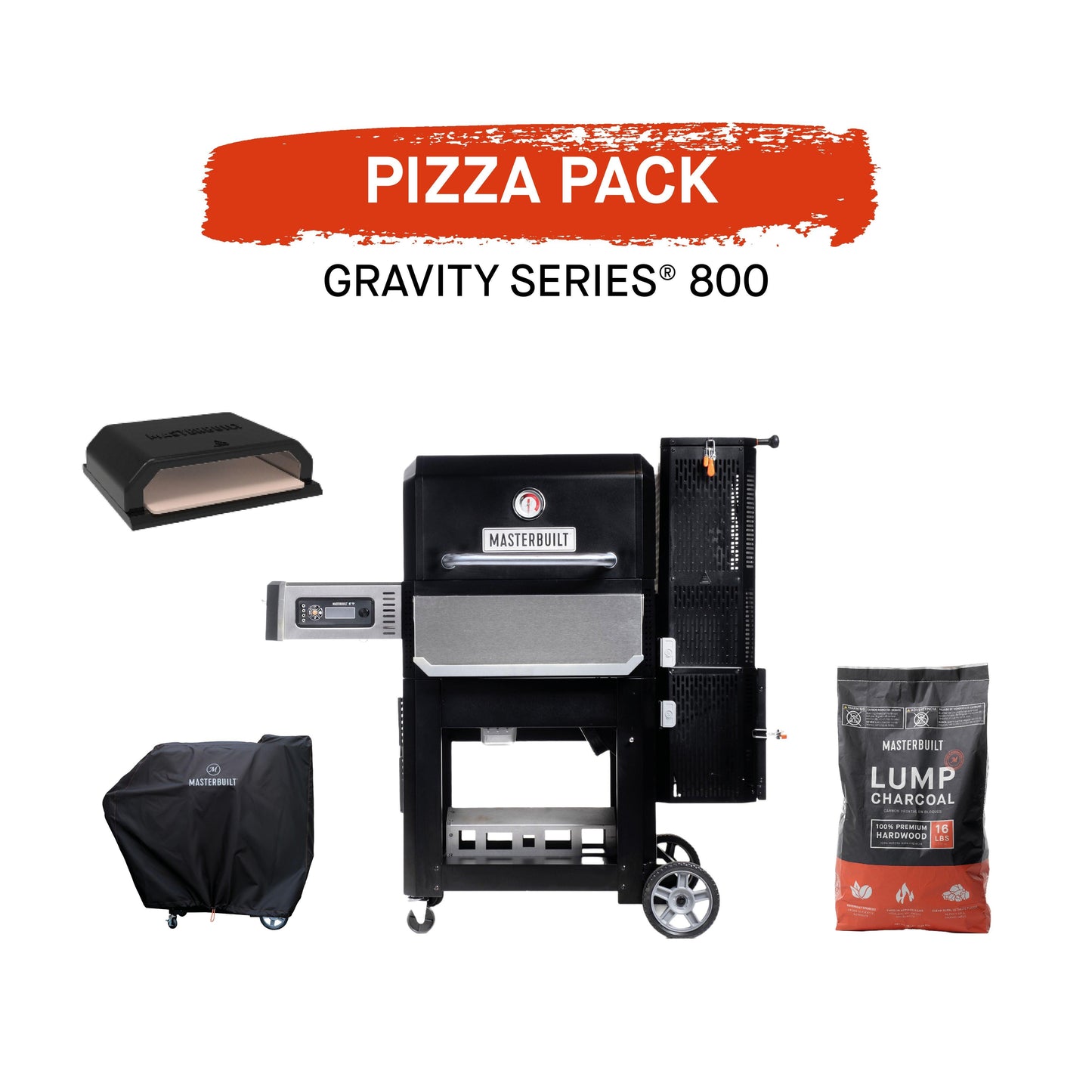 Masterbuilt 800 BBQ with Pizza Pack