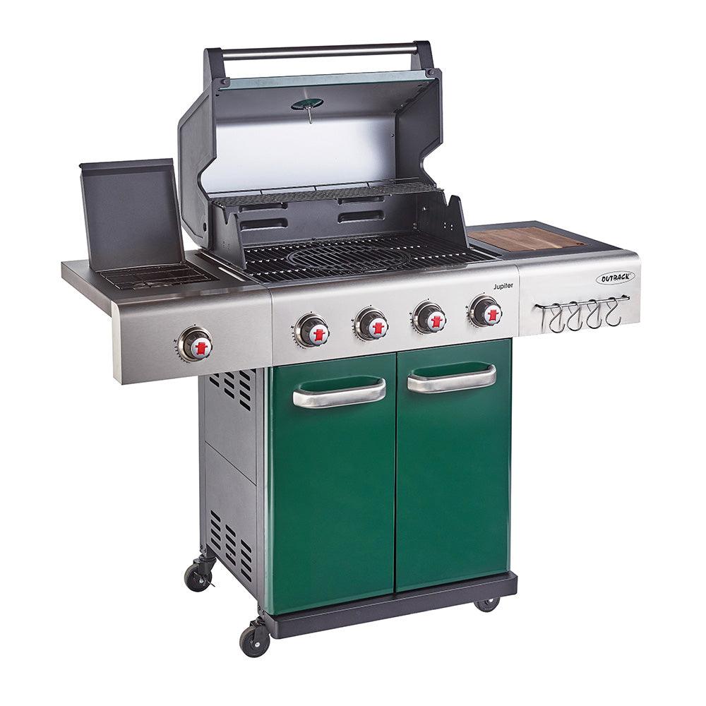 Outback Green Jupiter 4 Burner Hybrid  Barbecue