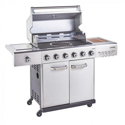 Outback Jupiter Hybrid 6 Burner Stainless Steel Gas BBQ