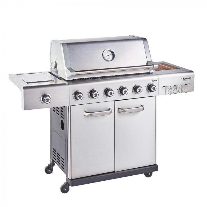 Outback Jupiter Hybrid 6 Burner Stainless Steel Gas BBQ