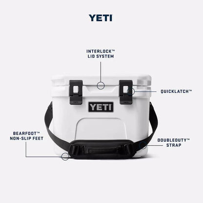 Yeti Roadie 15 Hard Cooler with DoubleDuty Shoulder Strap